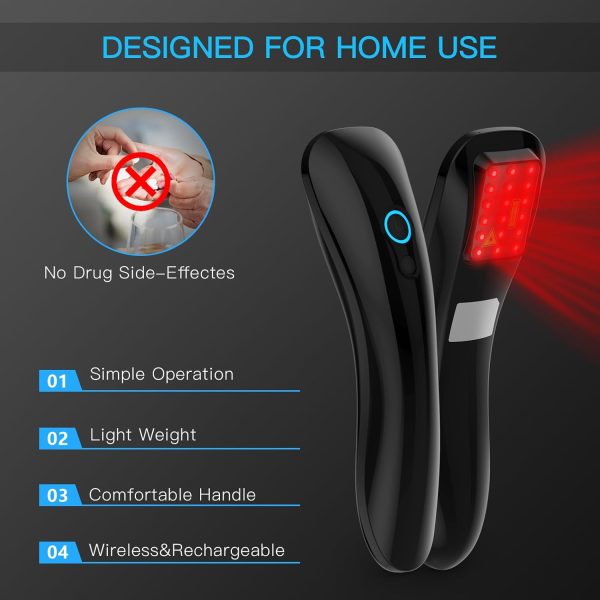Handheld Red Light Therapy Device, Portable Pain Relief Device for Body - Image 6