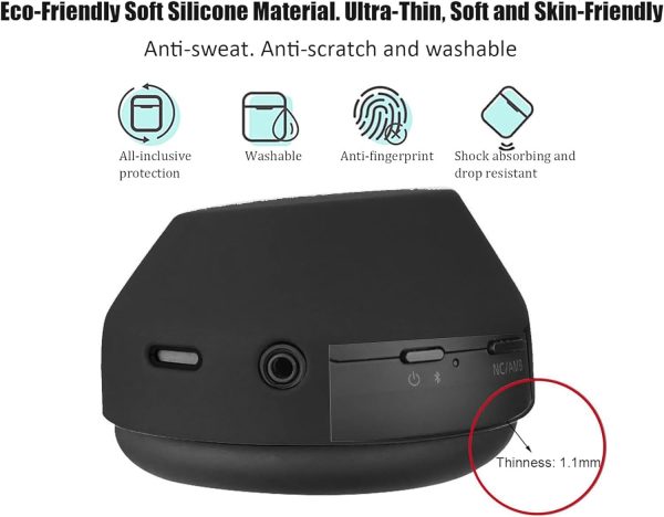 Adhiper 3 Set Case Cover for Sony WH-1000XM5 Headphones,Embody EarPad Cover - Image 4