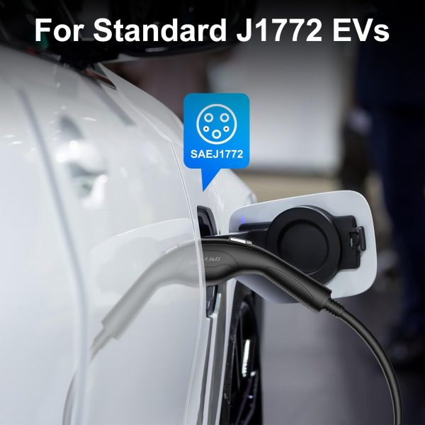 J&D Level 1-2 EV Charger, Portable Electric Vehicle Charger, NEMA 6-20 Plug - Image 4