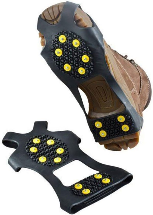 2Pcs Non-Slip Shoe Cover,Ice Snow Grippers,Over Shoe Boot Traction Cleat - Image 2
