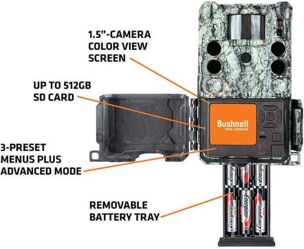 Bushnell Trail Camera CORE S-4K, No-Glow Game Camera with 4K Video and 1.5” - Image 6
