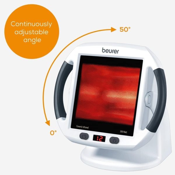 Beurer IL50 Infrared Heat Lamp Heated Red Light Therapy Lamp for Body, - Image 7