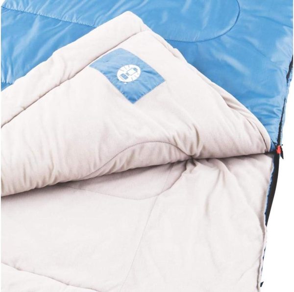 Coleman Sun Ridge 40°F Sleeping Bag, Cool-Weather Lightweight Sleeping Bag - Image 2