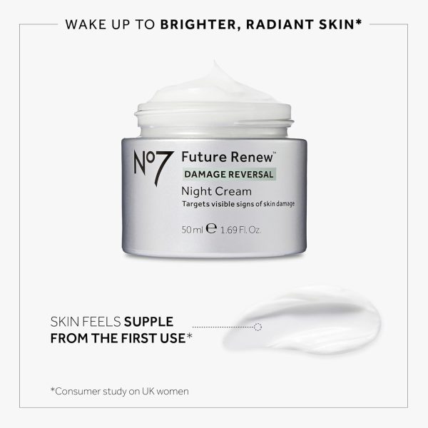 No7 Future Renew Damage Reversal Skincare Set - Anti Aging Face Serum (.33 - Image 5