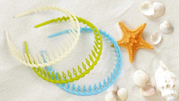 WOVOWOVO Plastic Headbands for Women Teen Girls Men, 10 Packs Thin Headband - Image 6