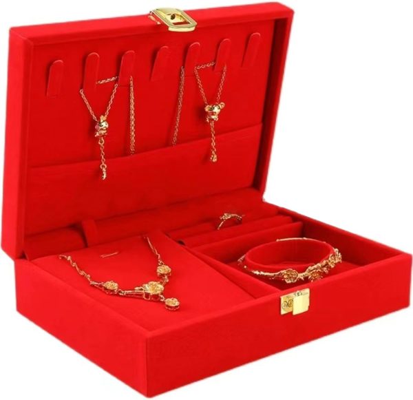 Jewelry Presentation Box with Multiple Compartments Accessory Organization - Image 7