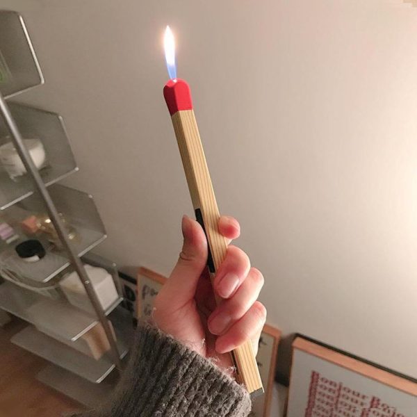 Torch Lighter Flame Match Lighter, Windproof Outdoor High Temperature - Image 2