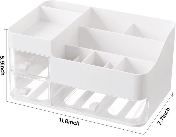 HBlife Makeup Organizer for Vanity Bathroom Organizer Large Skincare - Image 2