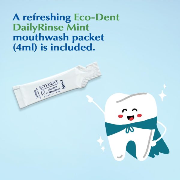 Eco-Dent ExtraBrite Baking Soda Tooth Powder, Mint – SLS & Fluoride-Free - Image 3