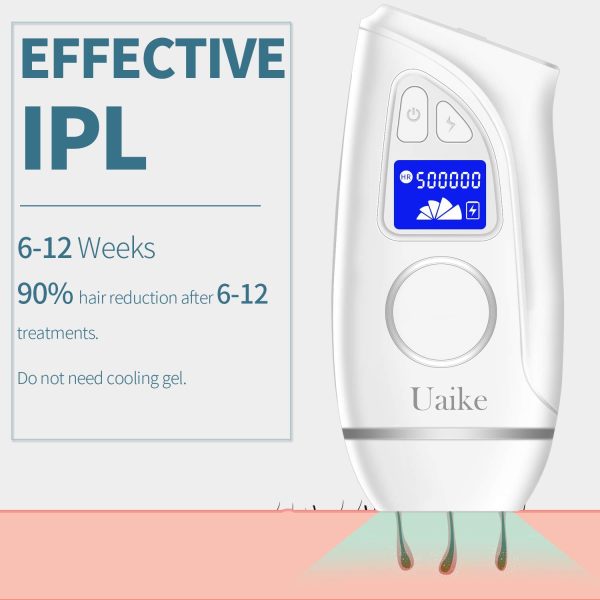 Uaike IPL Hair Removal System for Women and Men, Facial Body Permanent Hair - Image 4