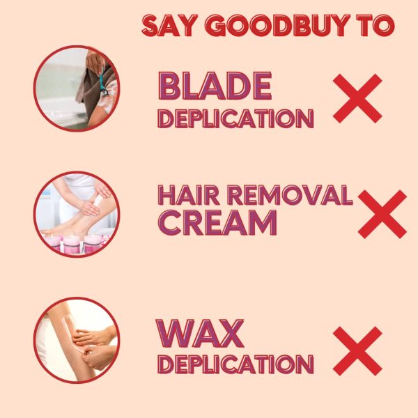 Crystal Hair Eraser for Women and Men, New Reusable Hair Eraser for Back - Image 3