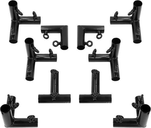 Aoneky 1 inch Golf Frame Corner Kit for 10x10x10ft Practice Golf Cage Net - Image 3