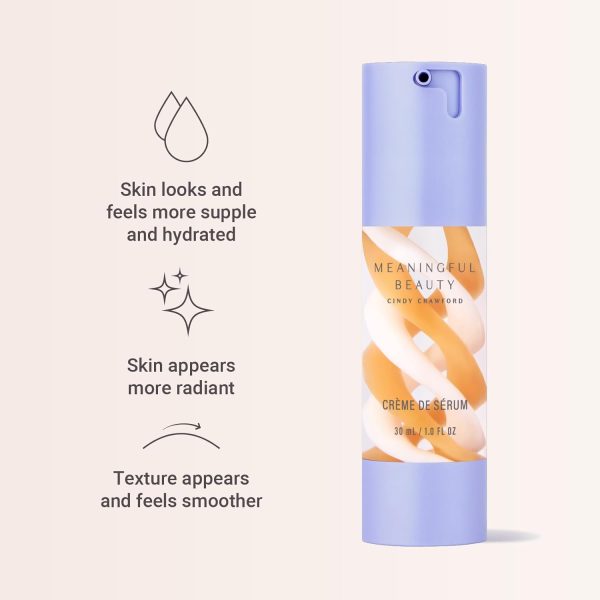 Meaningful Beauty Crème de Serum Melon Extract Nighttime Moisturizer - Image 3