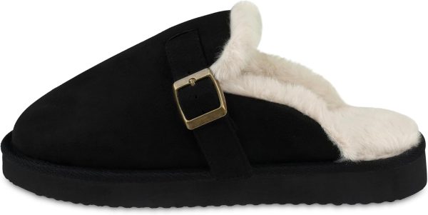 VONMAY Fuzzy Platform Slippers for Women with Faux Fur Winter Fluffy House - Image 4