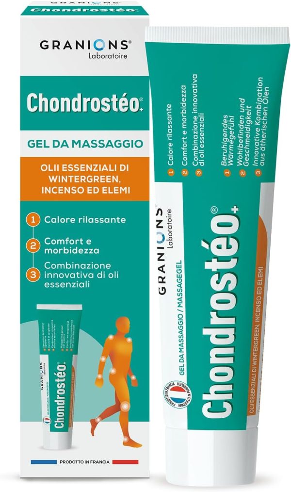 Chondrosteo Plus Warming Massage Gel - 100 ml - Wintergreen, Frankincense - Image 3