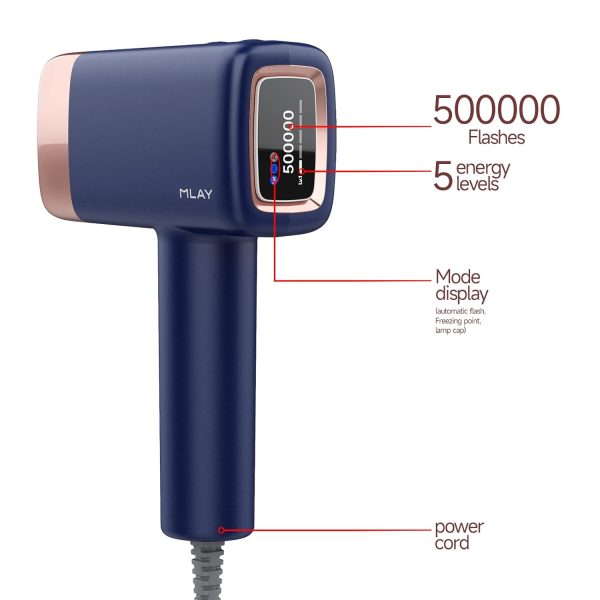 MLAY IPL Hair Removal Device, Ice Cooling Protection Laser Permanent Whole - Image 2