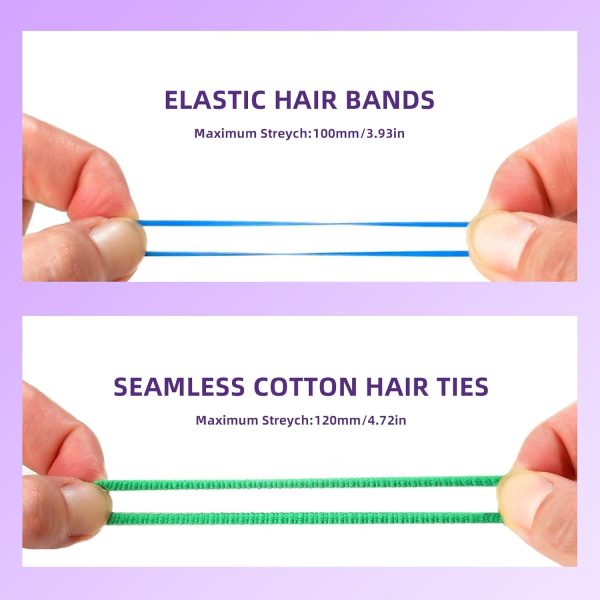 Hair Accessories Organizer for Girls & Toddlers - Colorful Small Rubber - Image 5