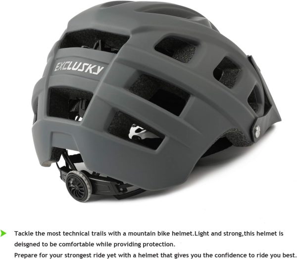 Exclusky Bike Helmet Mountain Bike Helmet for Adults Lightweight MTB - Image 6