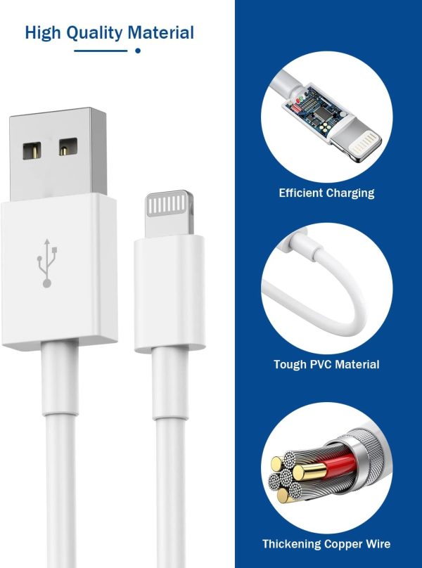 iPhone Charger,Long 6FT iPhone Charger 2Pack iPhone Cord 6feet USB to - Image 5