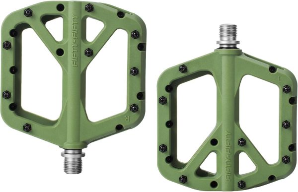 FIFTY-FIFTY Mountain Bike Pedals, Non-Slip MTB Nylon Composite Pedals, - Image 7