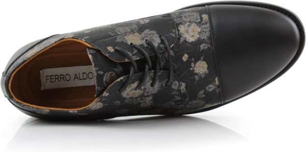 Ferro Aldo Charles MFA19569L Mens Classic Captoe Lace Up Oxford Casual - Image 6
