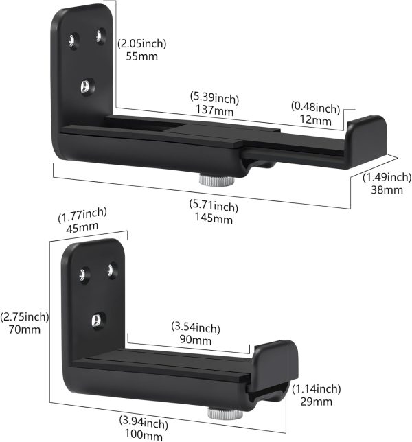 Universal Adjustable Wall Mount Bracket for Soundbars - Perfect Solution - Image 6