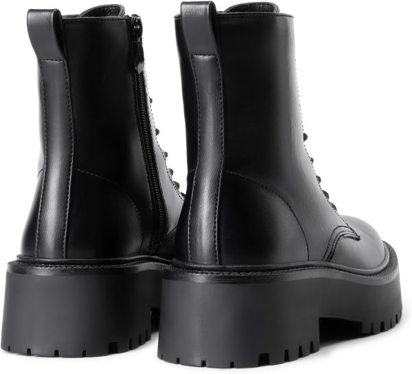 DREAM PAIRS Women's Lace up Combat Ankle Boots Fashion Lug Sole Platform - Image 3