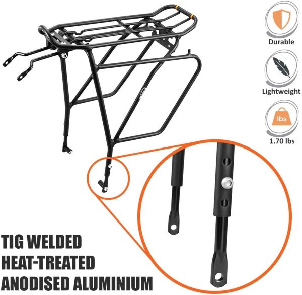 Ibera Bike Rack - Bicycle Touring Carrier Plus+ for Disc Brake/Non-Disc - Image 5