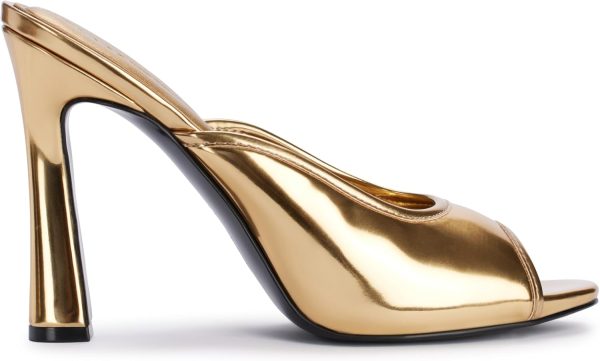 KARL LAGERFELD Women's Cushioned Insole Evening Chatura-Peep Toe Sandal - Image 5