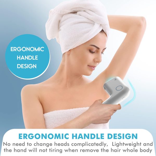 at-Home Hair Removal for Women and Men, DOPI Painless Hair Removal Device - Image 2