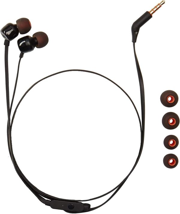 JBL T110 Pure Bass In-Ear Headphones - Blue - Image 5