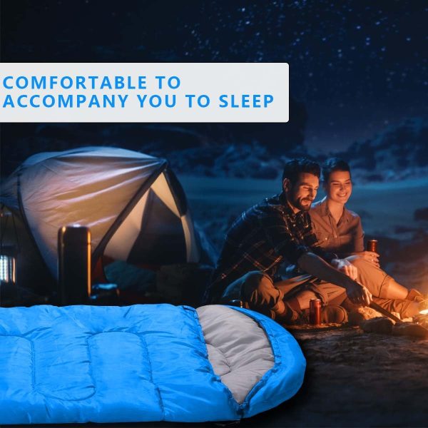 Camping Sleeping Bags for Adults Kids Portable Waterproof Lightweight - Image 7
