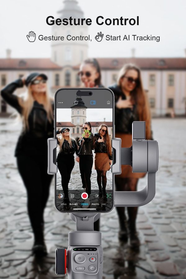 FUNSNAP C05 Kit Gimbal Stabilizer for Smartphone, iPhone Gimbal 3-Axis with - Image 7