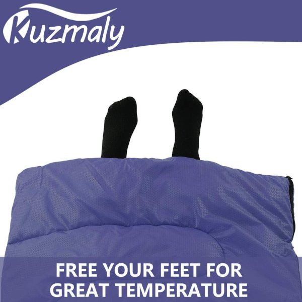 Camping Sleeping Bag 3 Seasons Lightweight &Waterproof with Compression - Image 4