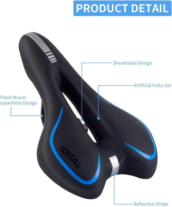 Comfortable MTB Gel Seat Mountain Bike Saddle MTB Saddle Mountain Bike Seat - Image 3
