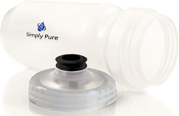 Simply Pure Purist 22 Oz BPA-Free, Sport & Bike Squeeze Water Bottle by - Image 3