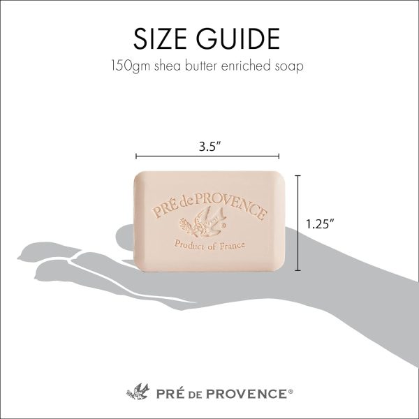 Pre de Provence Artisanal French Moisturizing Soap Bar, Shea Butter - Image 6
