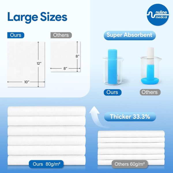 Ultra-Soft Disposable Face Clean Towel - 50 Count/Box, 10" x 12", - Image 2