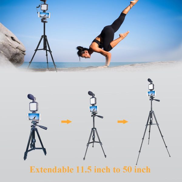 Vlogging kit for iPhone, YouTube Starter Kit, Vlogging Camera kit with RGB - Image 4