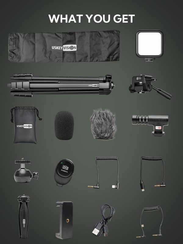 Vlogging Kit for iPhone Youtuber Kit Content Creator Kit for Smartphone - Image 8