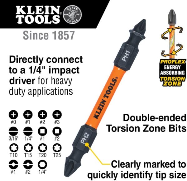 Klein Tools 32315HD 15-in-1 Multi-Bit Ratcheting Screwdriver, Impact-Rated, - Image 2