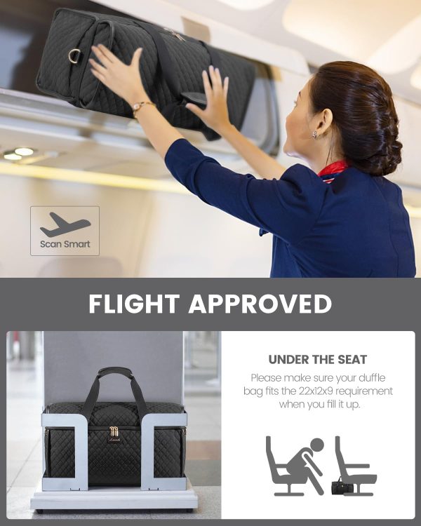 LOVEVOOK Travel Duffle Bag, Weekender Bags For Women, Carry On Duffel Bags - Image 7