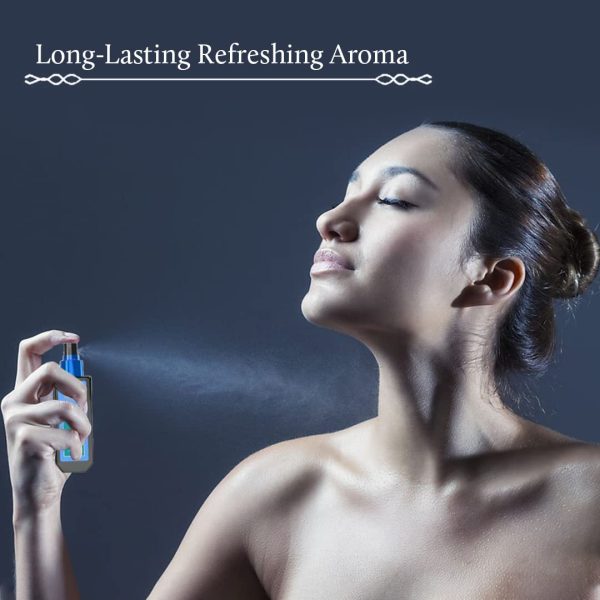 Blue Nectar Uplifting Body Mist with Himalyan Rose and Cardamom for long - Image 2
