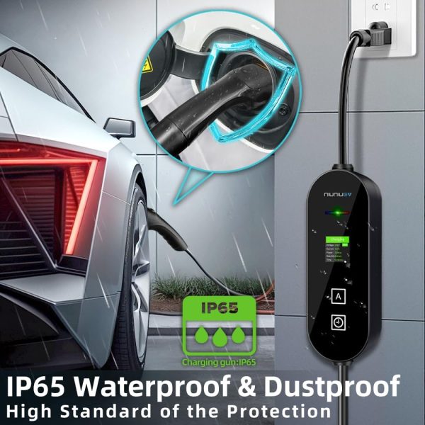 Level 1+2 EV Charger,8~16 Amp Electric Car Charger 110~240V,Electric - Image 7