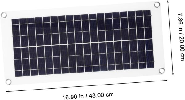 Toddmomy Portable Photovoltaic Solar USB Charger Bank Solar Power Exhaust - Image 7