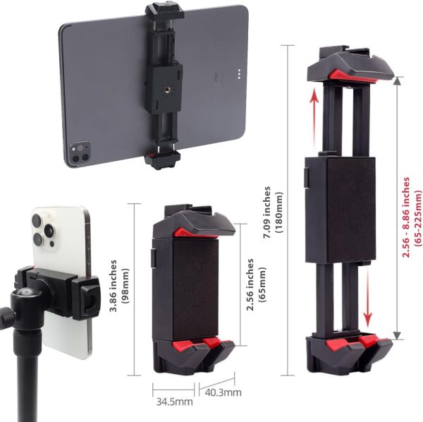 Kado Metal Portable Monitor Stand Tripod Premium Durable, 100x100mm 75x75mm - Image 6