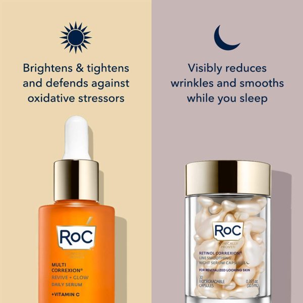 RoC Multi Correxion Revive + Glow 10% Active Vitamin C Serum for Face, - Image 6