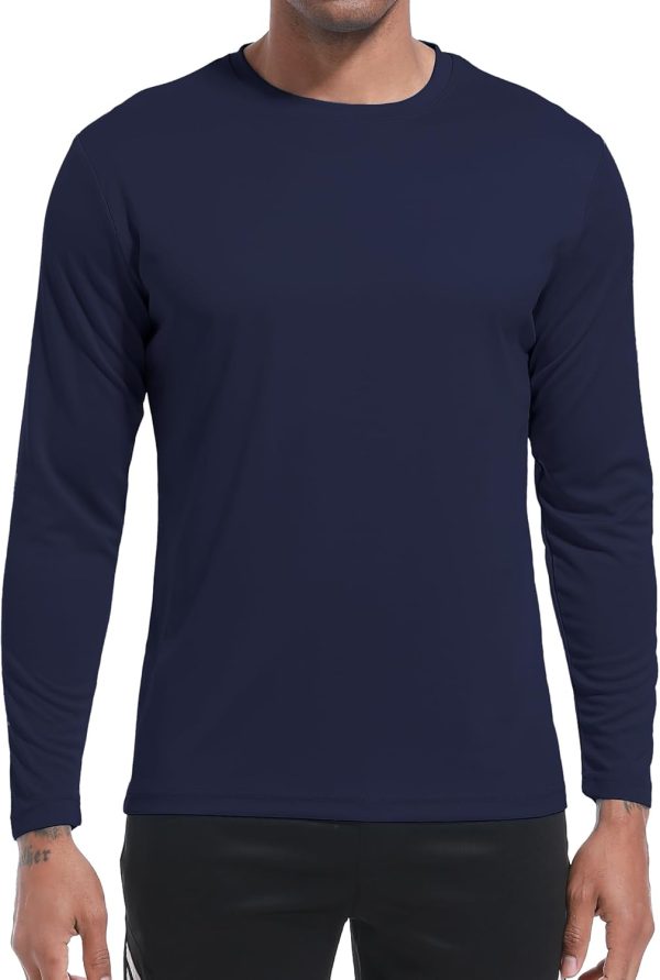OYGSieg 6 Pack Long Sleeve Shirts for Men Moisture Wicking UPF SPF Sun - Image 2