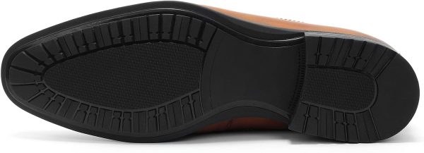 Men's Slip on Oxford Dress Shoes Classic Handmade Calfskin Manufacturing - Image 7
