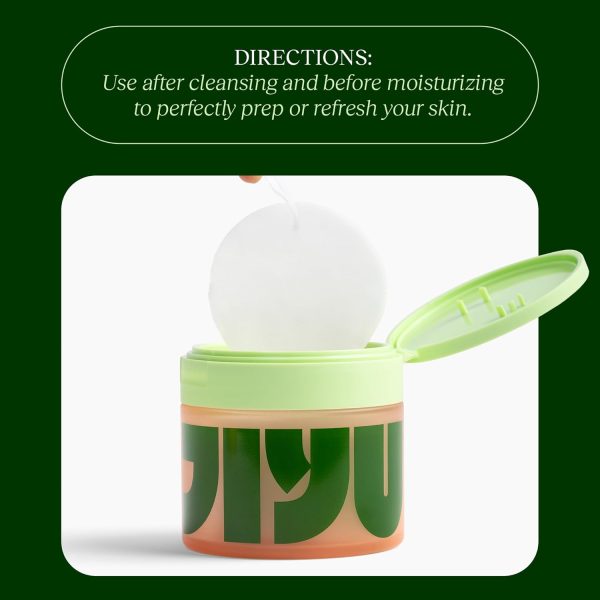Jiyu Korean Skincare Anti-Aging, Dark Spot & Wrinkle Minimizing Toner Pads - Image 7